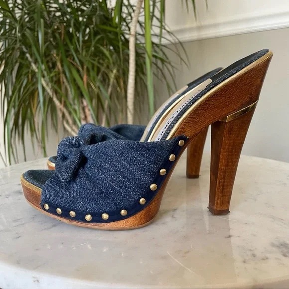 Jimmy Choo Studded Entice Platform Mule Sandal - Picture 8 of 9